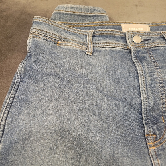 Everlane The Way-High Skinny Jean Clean Front Organic Cotton Size 32 - Picture 8 of 14